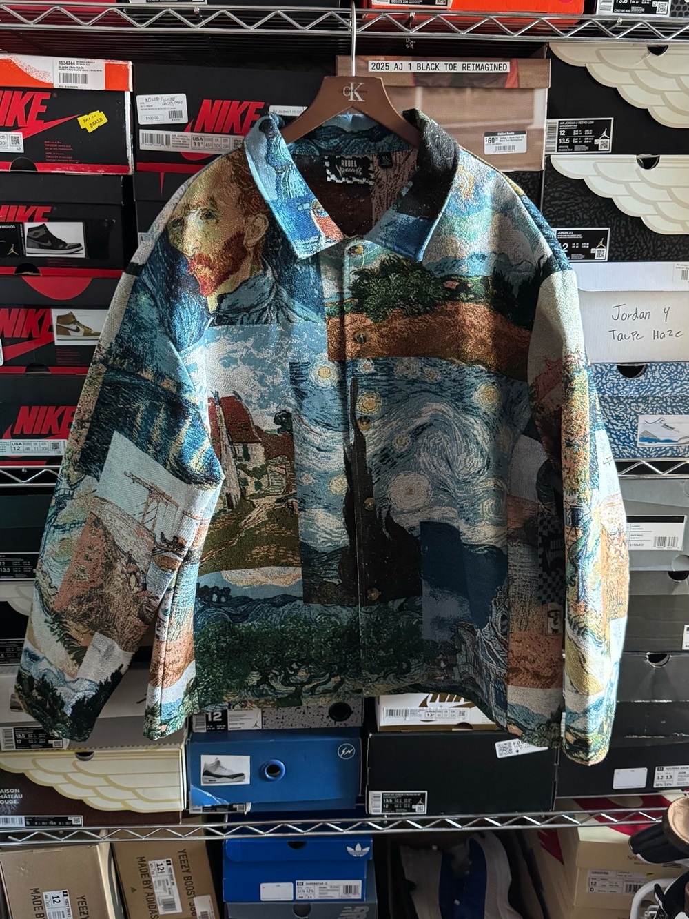 rebels Multicolor Tapestry Artist Print Jacket